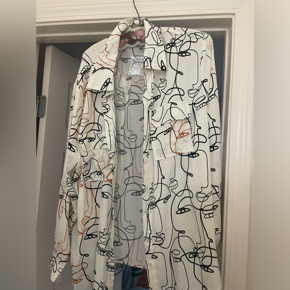 Line Work Blouse